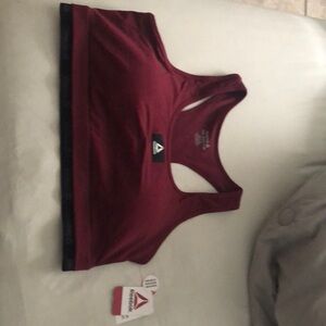 Reebok Women's Burgundy Sports Reebok sports Bra